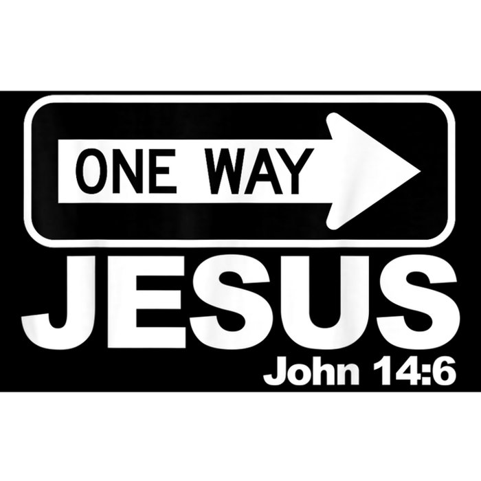 One way John 14:6 Jesus Bumper Sticker