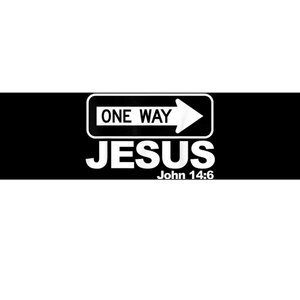 One way John 14:6 Jesus Bumper Sticker