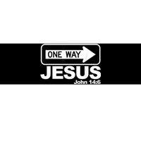 One way John 14:6 Jesus Bumper Sticker