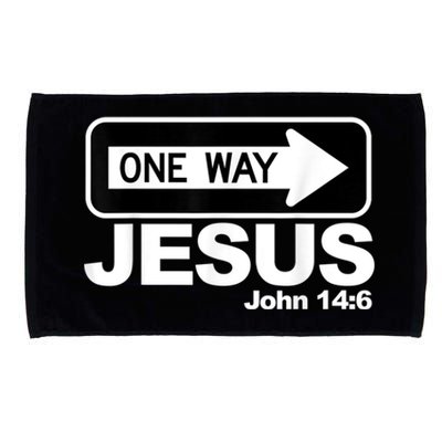 One way John 14:6 Jesus Microfiber Hand Towel