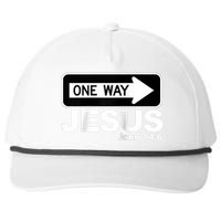 One way John 14:6 Jesus Raglan Baseball Tee Snapback Five-Panel Rope Hat