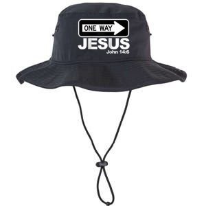 One way John 14:6 Jesus Raglan Baseball Tee Legacy Cool Fit Booney Bucket Hat