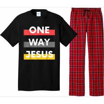 One Way Jesus | Christian Worship Fashion God Pray Bible Pajama Set