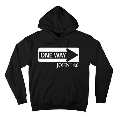 One way John 14:6 Jesus Christian Christmas Tall Hoodie