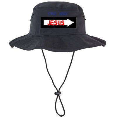 One Way - Jesus - Cross nerd christian faith - Jesus4m3 Legacy Cool Fit Booney Bucket Hat