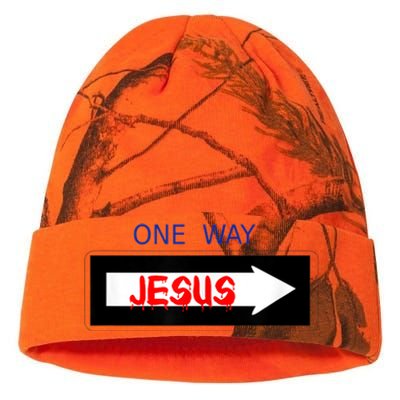 One Way - Jesus - Cross nerd christian faith - Jesus4m3 Kati Licensed 12" Camo Beanie