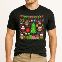 Owl Christmas Party Mashup Cooling Performance Crew T-Shirt