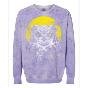 Owl Moon Light Colorblast Crewneck Sweatshirt