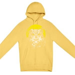 Owl Moon Light Premium Pullover Hoodie