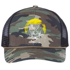 Owl Moon Light Retro Rope Trucker Hat Cap