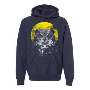 Owl Moon Light Premium Hoodie