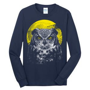 Owl Moon Light Tall Long Sleeve T-Shirt