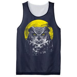 Owl Moon Light Mesh Reversible Basketball Jersey Tank