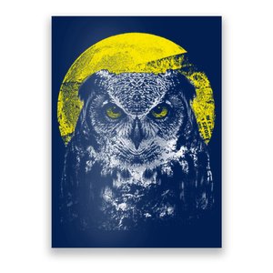 Owl Moon Light Poster