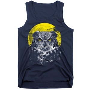 Owl Moon Light Tank Top