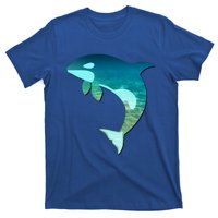 Orca Whale Lovers Silhouette Earth Day And Ocean Week Gift T-Shirt