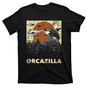 Orcazilla Whale Lover Ocean Marine Biologist Whales T-Shirt