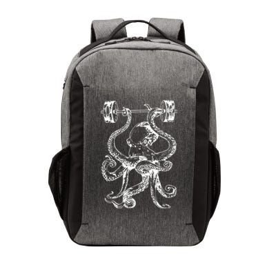 Octopus Weight Lifting Fitness Gym Workout Vector Backpack