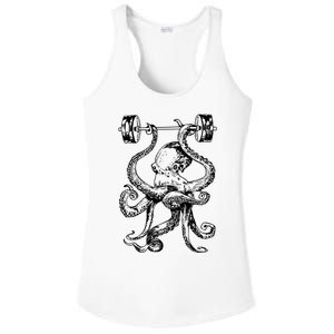 Octopus Weight Lifting Fitness Gym Workout Ladies PosiCharge Competitor Racerback Tank