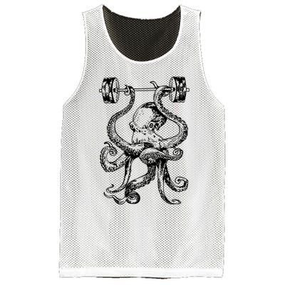 Octopus Weight Lifting Fitness Gym Workout Mesh Reversible Basketball Jersey Tank