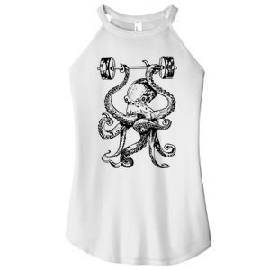 Octopus Weight Lifting Fitness Gym Workout Women's Perfect Tri Rocker Tank