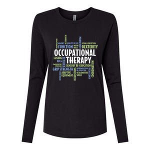 Ot Words Meaningful Gift Ot Month Gift For Occupational Therapist Gift Womens Cotton Relaxed Long Sleeve T-Shirt