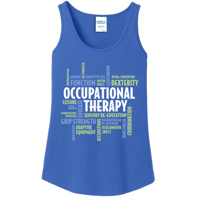 Ot Words Meaningful Gift Ot Month Gift For Occupational Therapist Gift Ladies Essential Tank