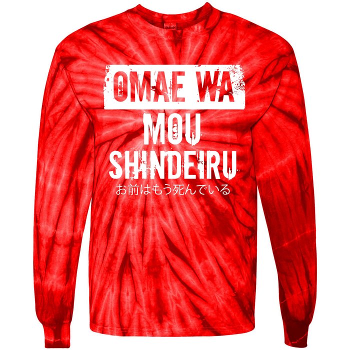 Omae Wa Mou Shindeiru Tie-Dye Long Sleeve Shirt