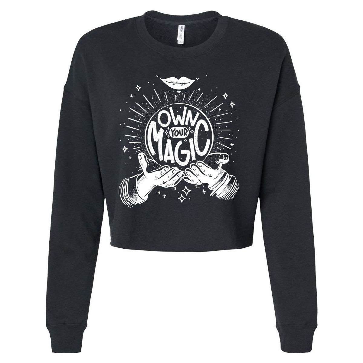 Own Your Magic Cropped Pullover Crew
