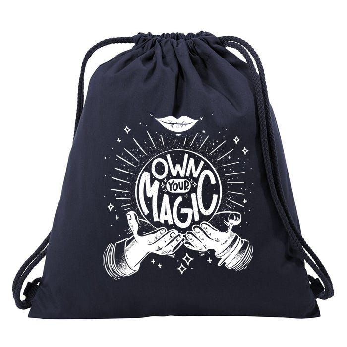 Own Your Magic Drawstring Bag