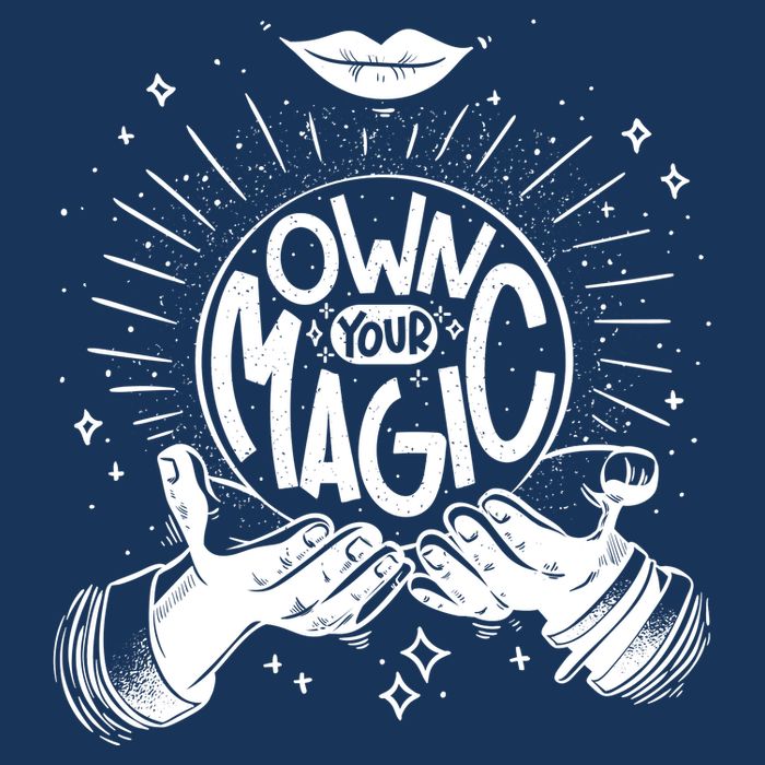 Own Your Magic Drawstring Bag