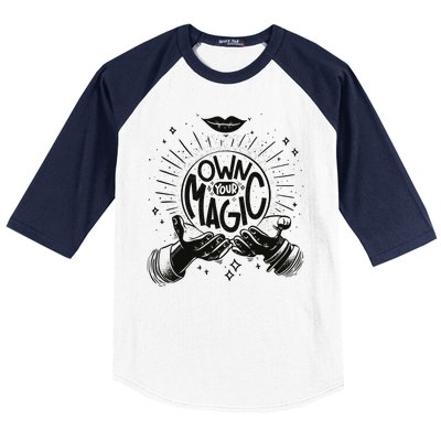 Own Your Magic Baseball Sleeve Shirt