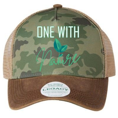 One With Nature And Climate Change Gift Legacy Tie Dye Trucker Hat