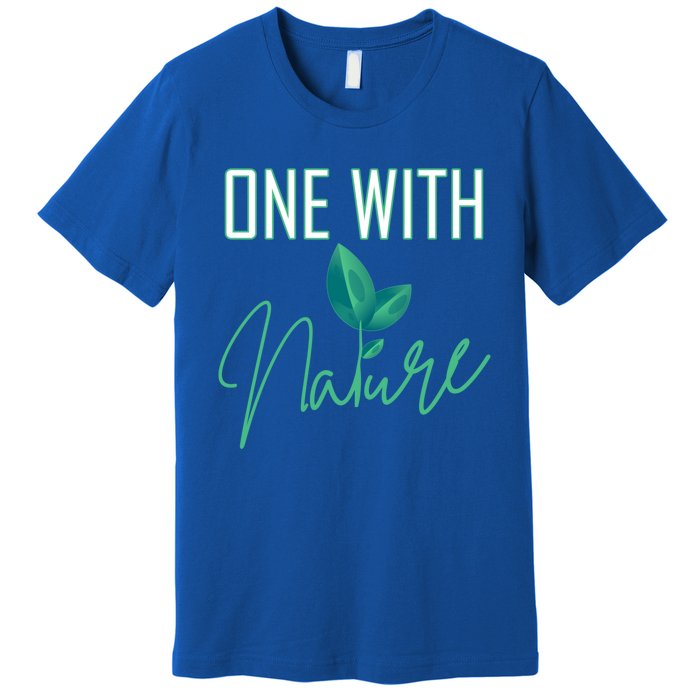 One With Nature And Climate Change Gift Premium T-Shirt