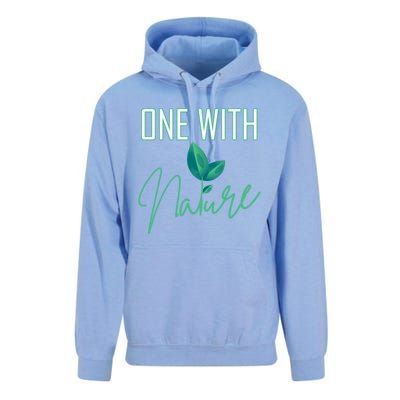 One With Nature And Climate Change Gift Unisex Surf Hoodie