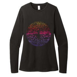 Outdoor Wildlife Nature Tree Leaves Forest Womens CVC Long Sleeve Shirt