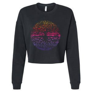 Outdoor Wildlife Nature Tree Leaves Forest Cropped Pullover Crew