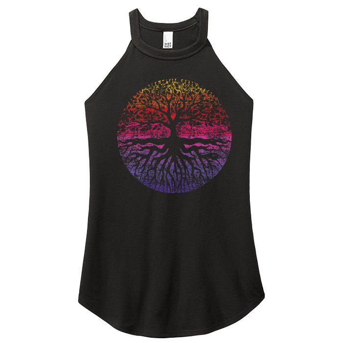 Outdoor Wildlife Nature Tree Leaves Forest Women's Perfect Tri Rocker Tank