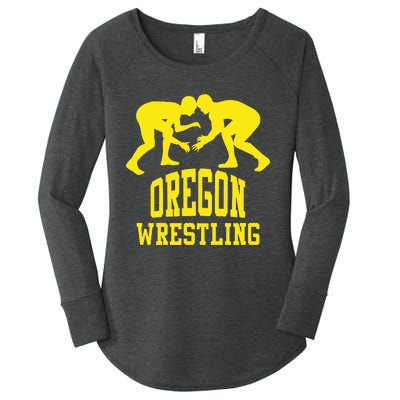 Oregon Wrestling Women's Perfect Tri Tunic Long Sleeve Shirt