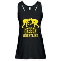 Oregon Wrestling Ladies Essential Flowy Tank