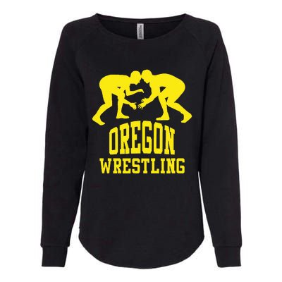 Oregon Wrestling Womens California Wash Sweatshirt