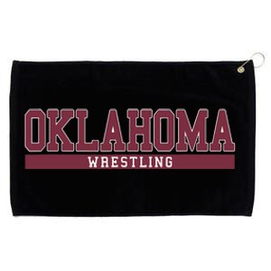 Oklahoma Wrestling Grommeted Golf Towel