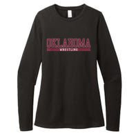 Oklahoma Wrestling Womens CVC Long Sleeve Shirt