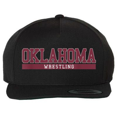 Oklahoma Wrestling Wool Snapback Cap