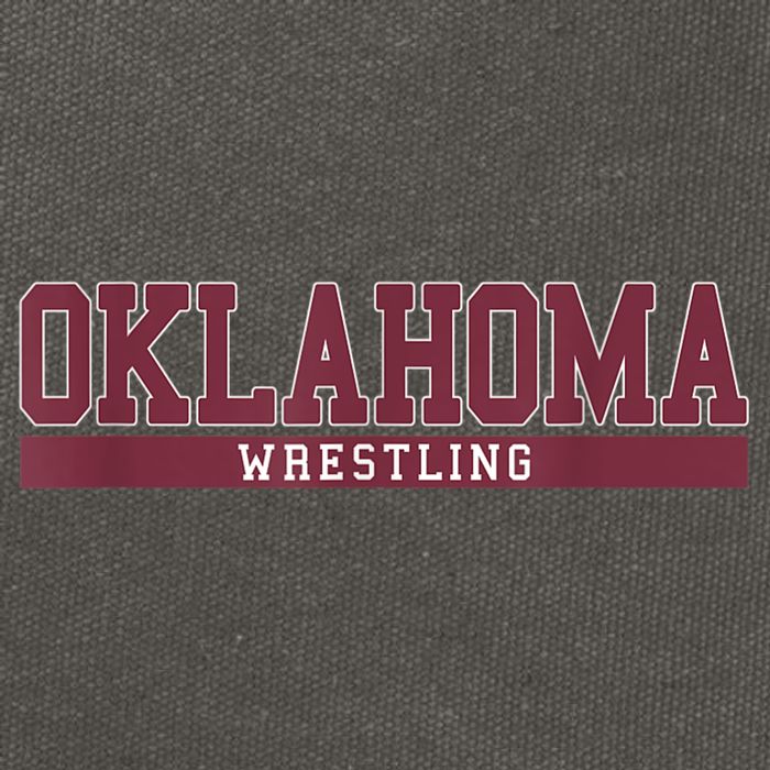 Oklahoma Wrestling Cotton Canvas Backpack