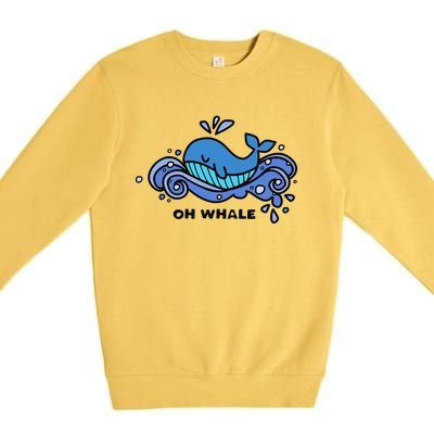 Oh Whale Premium Crewneck Sweatshirt