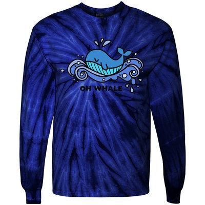 Oh Whale Tie-Dye Long Sleeve Shirt