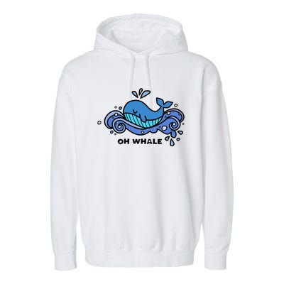 Oh Whale Garment-Dyed Fleece Hoodie