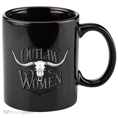 Outlaw Woman 11oz C Handle Ceramic Mug