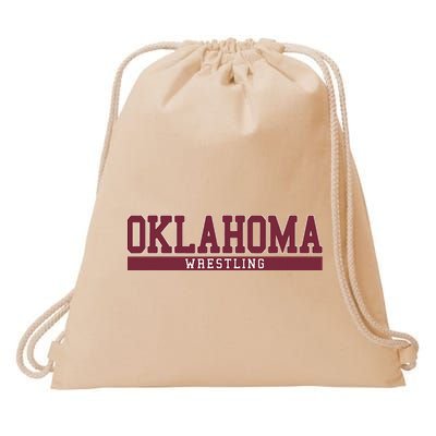 Oklahoma Wrestling Drawstring Bag